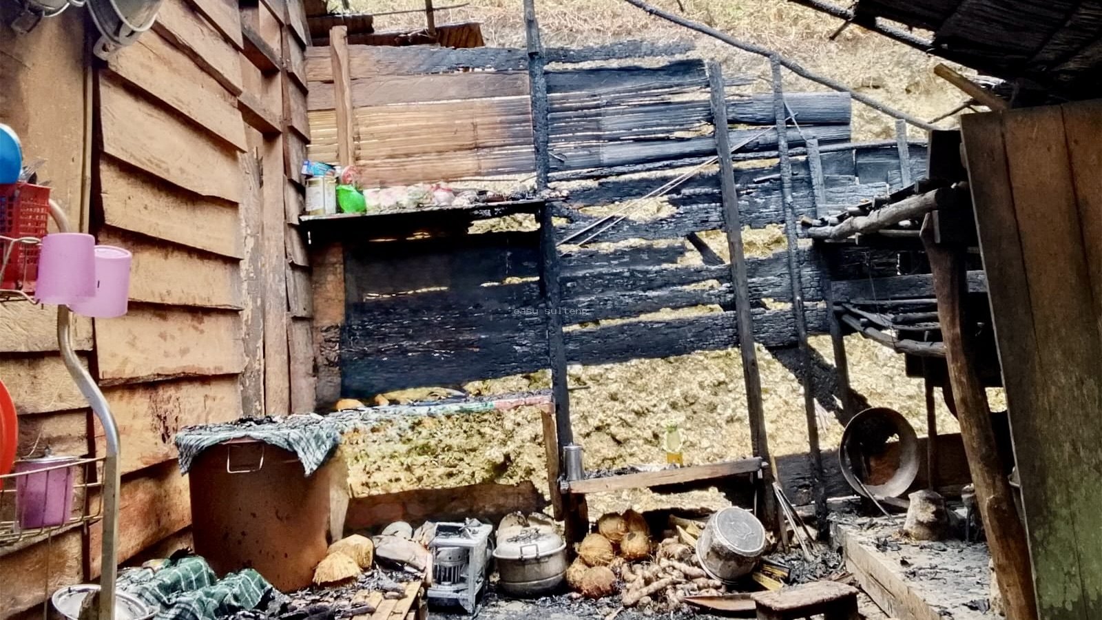 Kebakaran rumah di Banggai Kepulauan.