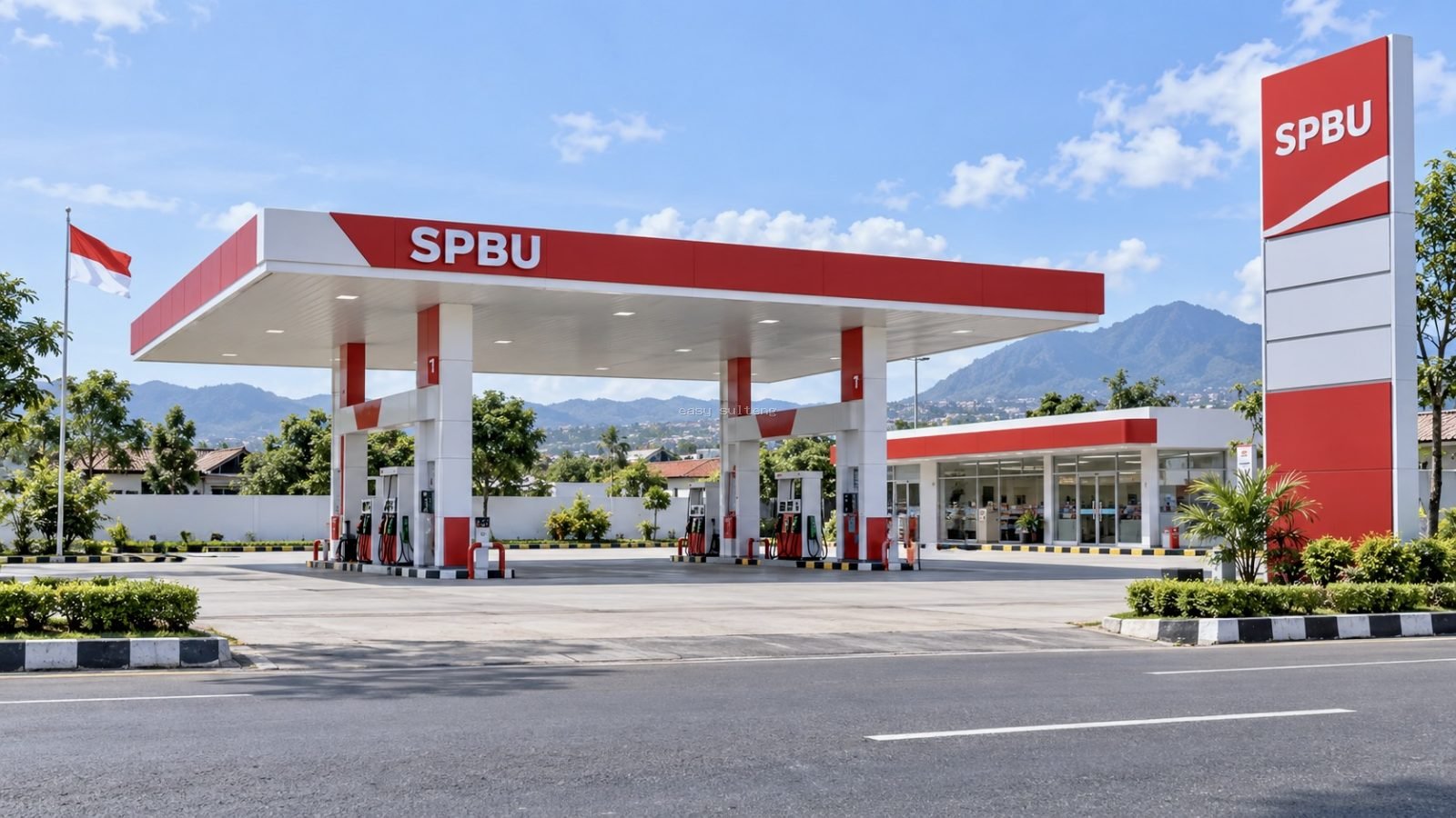 Solar di SPBU Kota Palu.
