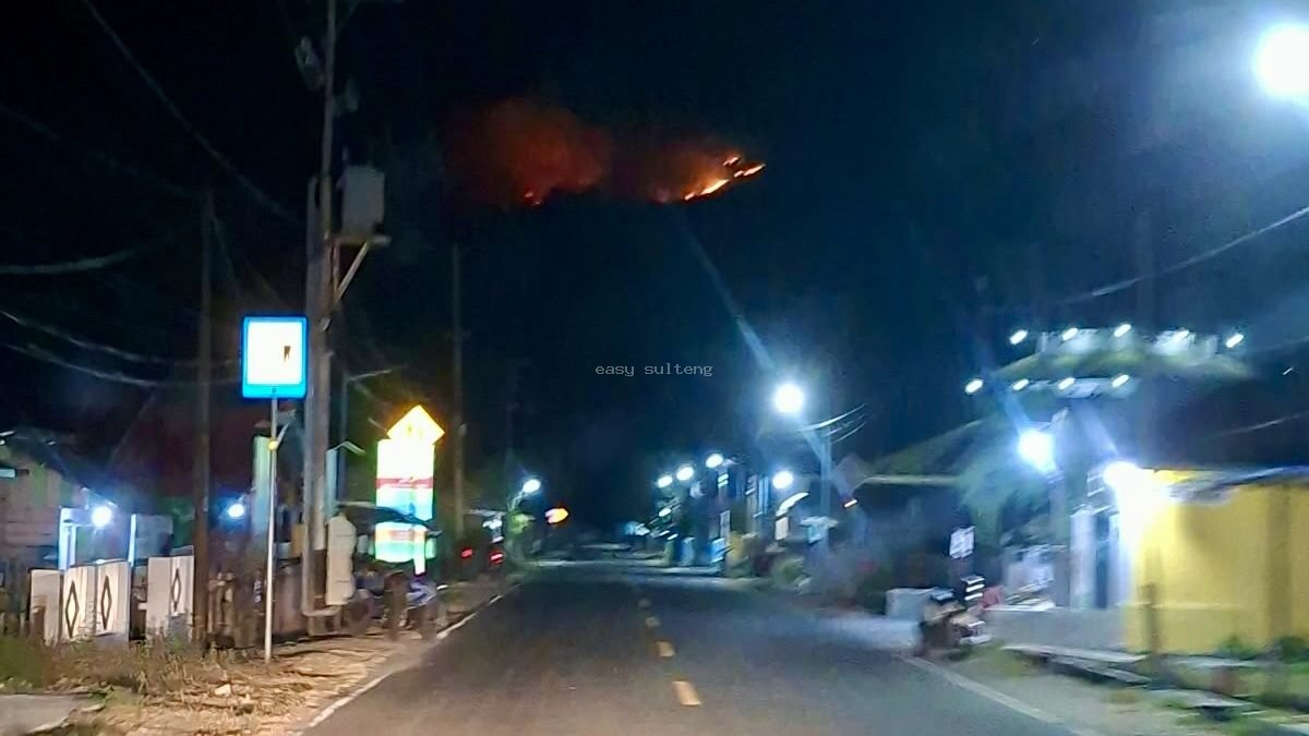 Karhutla di Pagimana, Kabupaten Banggai.