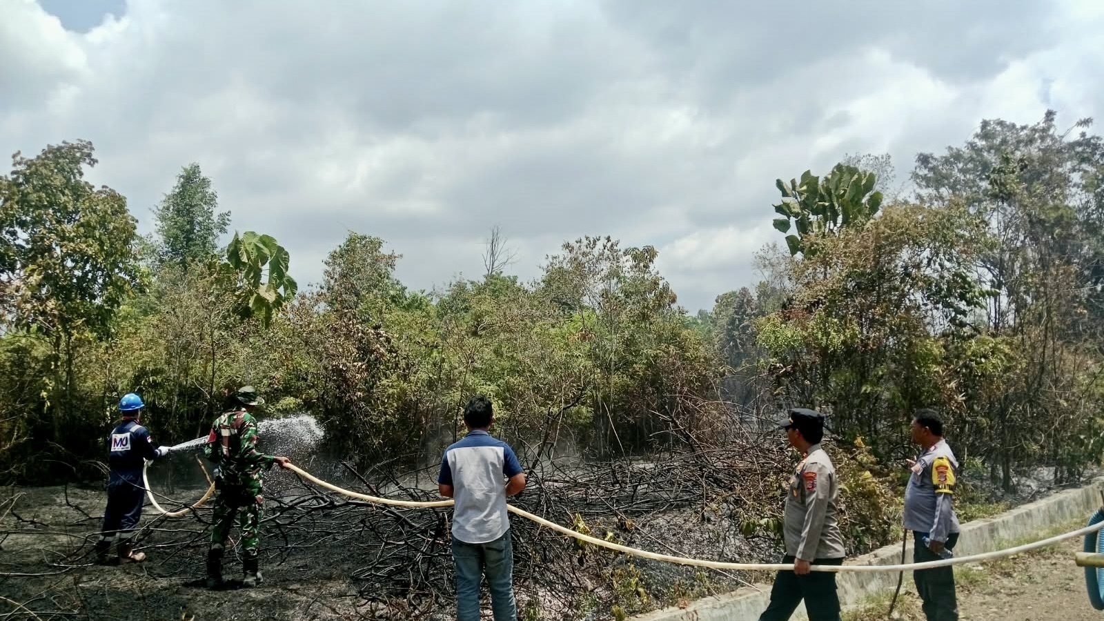 Karhutla di Desa Dingin, Toili Barat, Banggai.