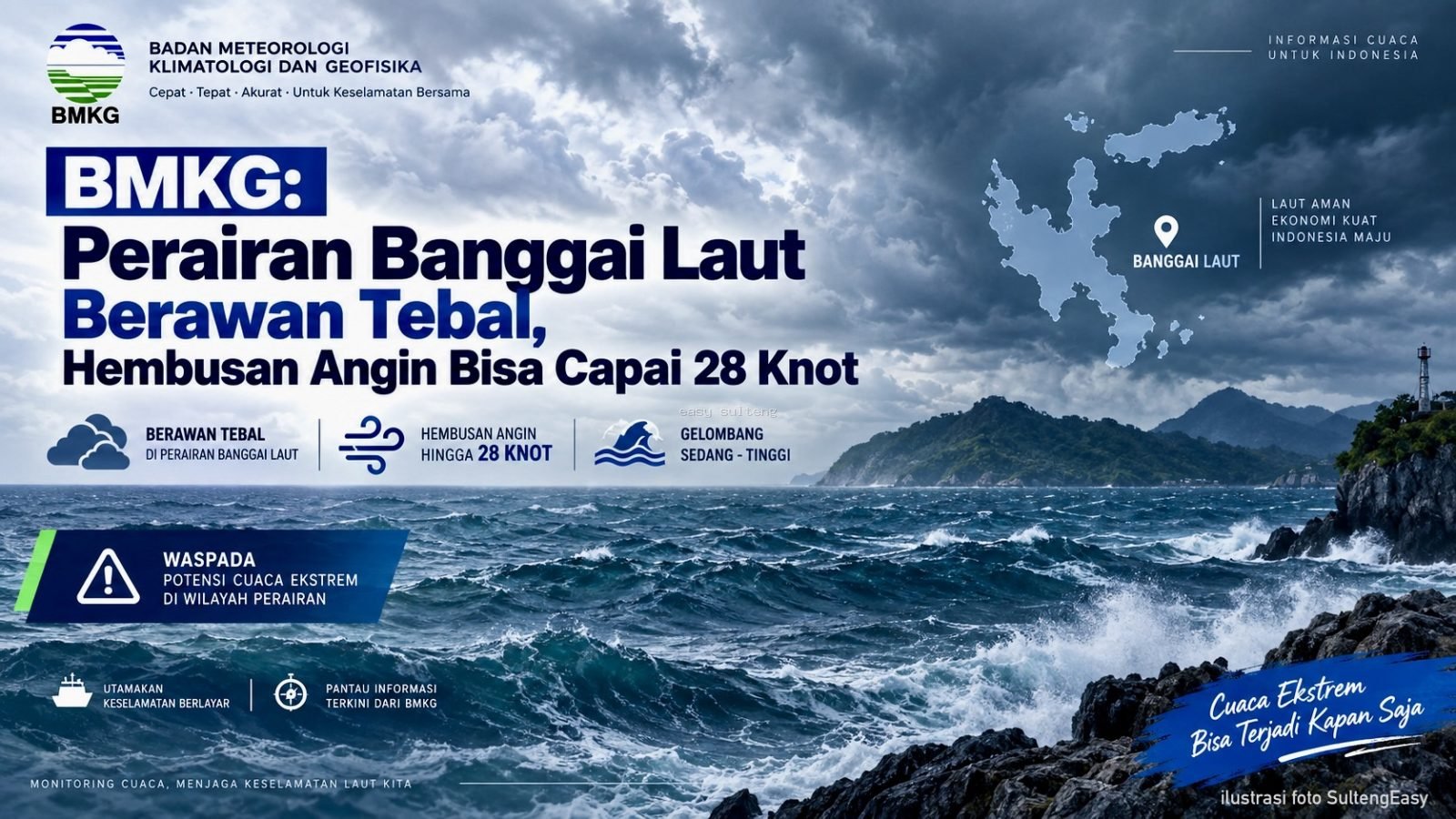 Perairan Banggai Laut.