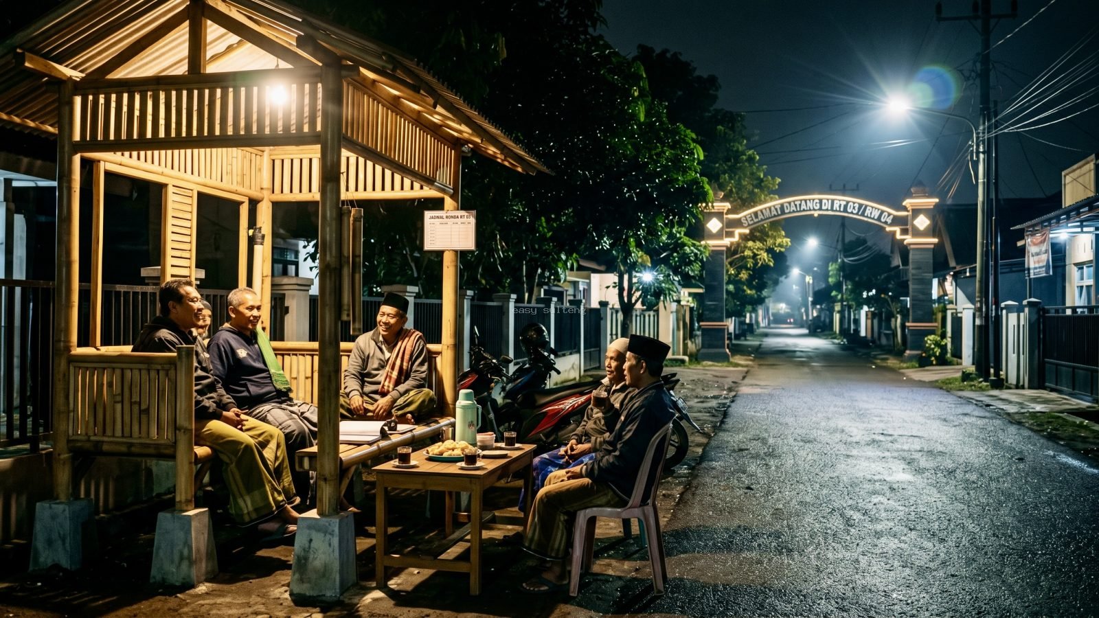 Jaga Kampung Halaman: Geliat Siskamling Warga Palu Ciptakan Lingkungan Aman dan Harmonis