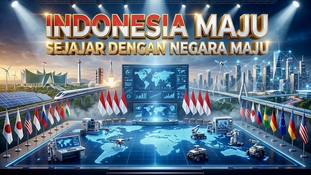Indonesia Maju Sejajar Dengan Negara Maju